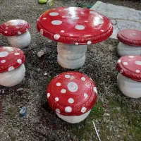 میز وصندلی بتنی ماسال