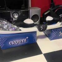 چراغ جلو و خطر عقب اینه بغل