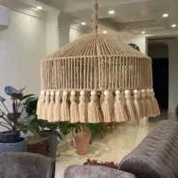 لوستر کنفی مکرومه رافیا