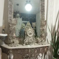 آینه و شمعدان اصل برنز