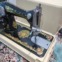 چرخ خیاطی مشکی قدیمی نومان المان ،مارشال برقی