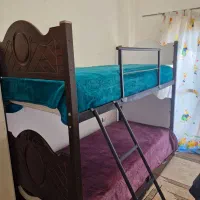 تخت خواب دوطبقه در حد نو با دوتشک رویا بونل|تشک تختخواب|گرگان, |دیوار