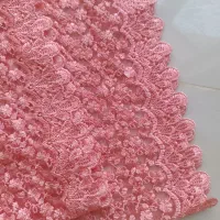 پارچه گیپورحاشیه دار صورتی|لباس|قائن, |دیوار