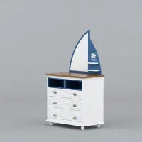 سرویس خواب کودک و نوجوان مدل ادمیرال ساحل چوب|تخت و سرویس خواب|سمنان, |دیوار