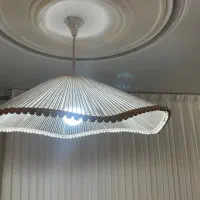 فروش لوستر مکرومه کتان پنبه رنگ دلخواه|لوستر و چراغ آویز|مشهد, الهیه|دیوار