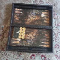 تخته نردروکش چرم