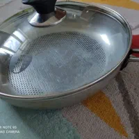 ماهی تابه  دسته بلند درب پیرکس