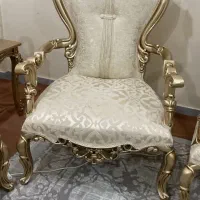 مبل سلطنتی کلاسیک در حد کاملا نو ۷نفره|مبلمان خانگی و میز عسلی|اهواز, زیتون کارمندی|دیوار