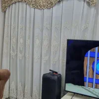 پرده پذیرایی همراه با کتیبه۲مترو۲۰در۲مترو۶۰