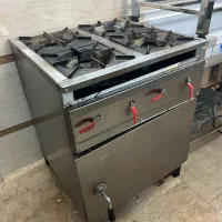 گاز ۴شعله فردار / تاپینگ بستنی / یخساز ۸۵ کیلویی