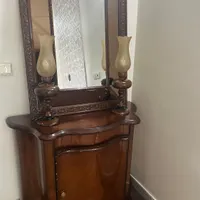 آینه کنسول شمعدونی|بوفه، ویترین، کنسول|تهران, اوقاف|دیوار