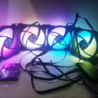 4 تا فن RGB اریجینال MasterTech با کنترلر و ریموت