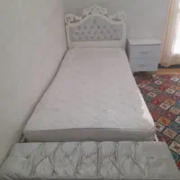 تخت یکنفره با تشک