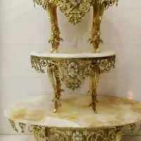 میز جلومبلی برنز و برنزی افتابگردان سنگین|مبلمان خانگی و میز عسلی|ارومیه, |دیوار