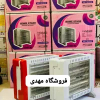 بخاری برقی شیشه لمنت فن‌دار هوم استید/چرخدار/هیتر|بخاری، هیتر، شومینه|تهران, امین حضور|دیوار