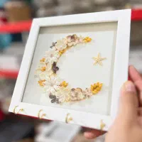 قاب ماه صدفی|صنایع دستی و سایر لوازم تزئینی|بندر گناوه, |دیوار