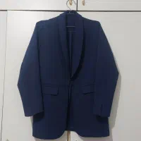 مانتو کتی سرمه ای