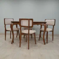 ست ۴نفره  حصیری پشت پارچه|میز و صندلی غذاخوری|همدان, |دیوار