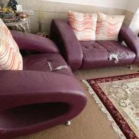 مبل چرم ۷نفره شهرضا|مبلمان خانگی و میز عسلی|شهرضا, |دیوار