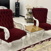 مبل ۷ نفره همراه با عسلی|مبلمان خانگی و میز عسلی|رباط‌کریم, رباط‌کریم|دیوار