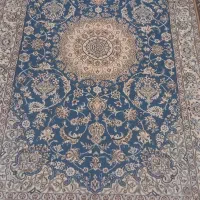 قالیچه نائین ۳متری ۶لا گل ابریشم|فرش|تهران, دریان‌نو|دیوار