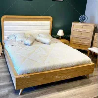تخت  دونفره  تک نفره اطلس چوب