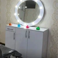 فروش آینه چراغ دار و کنسول یا کمد