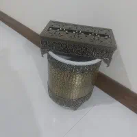 ایینه کنسول مشکی طلایی|بوفه، ویترین، کنسول|اصفهان, ملکشهر|دیوار