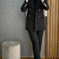 فروش ویژه ست کت شلوار مازراتی مشکی ( تولیدی )|لباس|رشت, معلم|دیوار