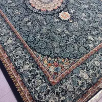 فرش پرگل سورمه ای|فرش|بندرعباس, |دیوار