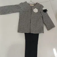 کت و شلوار و بلوز سفید
