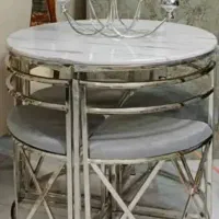 میز ناهارخوری فلزی|میز و صندلی غذاخوری|تهران, صاحب الزمان|دیوار