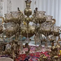 لوستر6شاخه 12لامپ|لوستر و چراغ آویز|تبریز, |دیوار