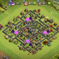 اکانت کلش تان 9نیمه مکس