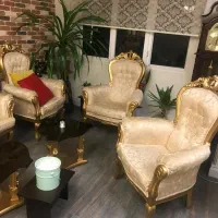 مبل استیل با ناهار خوری ایتالیا ( مناسب ویلا )