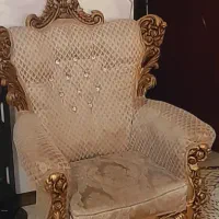 مبل سلطنتی ۷ نفره|مبلمان خانگی و میز عسلی|چهاردانگه (تهران), |دیوار