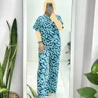 تیشرت شلوار نخی خانگی سایز بزرگ