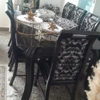 میزنهارخوری ۸نفره چوب عالی ۴میلیون وپانصد|میز و صندلی غذاخوری|تربت جام, مطهری|دیوار