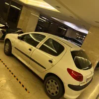 206 تیپ ۵ بی رنگ در حد