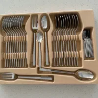 دوجعبه سرویس قاشق چنگال۱۲۵ پارچه استیل برای جهیزیه|ظروف سرو و پذیرایی|تهران, بهار|دیوار