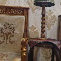 آباژور چوب گردو|چراغ خواب و آباژور|مشهد, هفت تیر (آب و برق)|دیوار