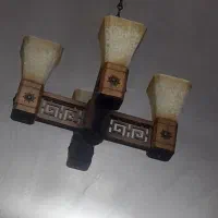 لوستر چوبی