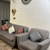 مبل و میز نهارخوری طوسی|مبلمان خانگی و میز عسلی|فومن, |دیوار