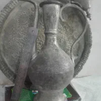 فروش گلاب پاش و سینی مسی قدیمی|کلکسیون اشیاء عتیقه|شیراز, محمدیه|دیوار