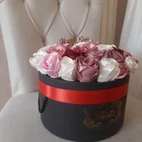 گل رز پارچه ای