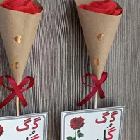 گل رز کاغذی شاخه ای|گل مصنوعی|ری, دولتآباد|دیوار