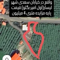 اطلاعیه فروش مزایده ای زمین، باغ کیوی و شالیزار|فروش زمین و ملک کلنگی|لیسار, |دیوار