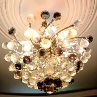 لوستر پیچک تنه برنج در حد نو