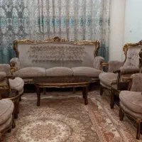 مبل استیل ۹ نفره|مبلمان خانگی و میز عسلی|تهران, شهرک امام خمینی|دیوار