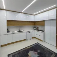 10متر کابینت آشپزخانه هایگلاس برندyildiz+تاج پاخور